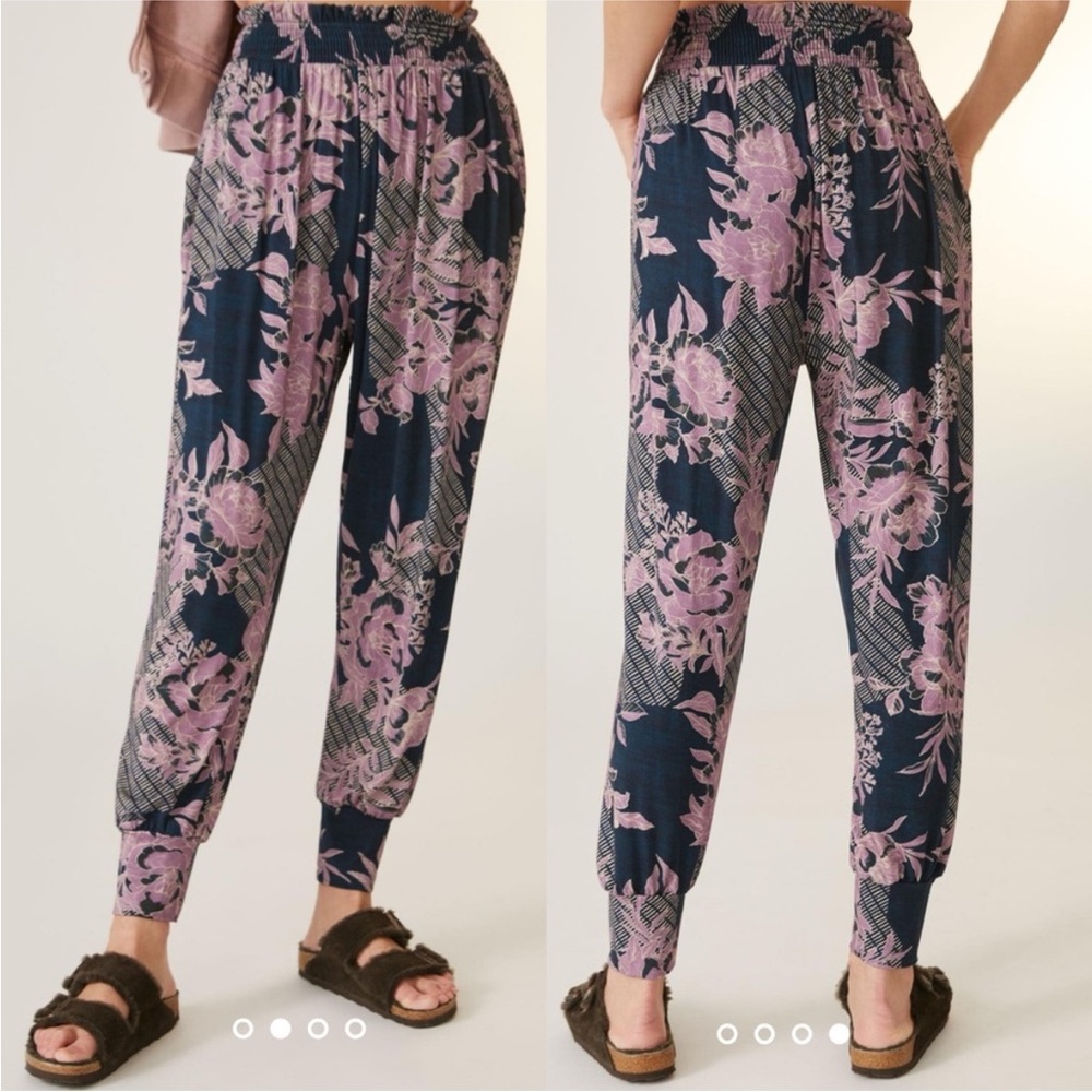 NWT Anthropologie Daily Practice Floral Pants